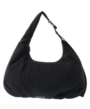 NYLON GATHER MOON SHOULDER BAG