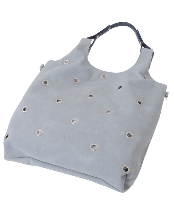2WAY SUEDE EYELET SHOPPER BAG 詳細画像 6