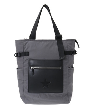 LEATHER POCKET 2WAY BACKPACK TOTE