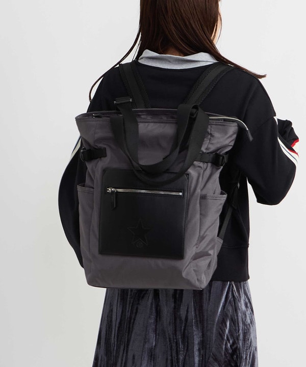 LEATHER POCKET 2WAY BACKPACK TOTE 詳細画像 11
