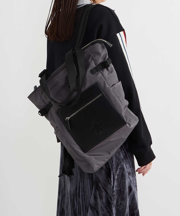 LEATHER POCKET 2WAY BACKPACK TOTE 詳細画像 13