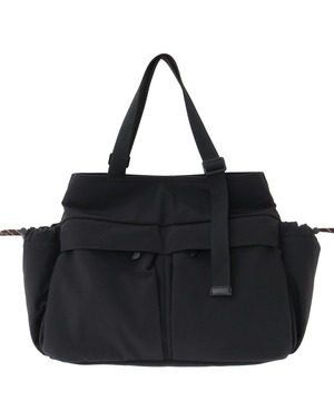 MULTI-POCKET NYLON TOTE BAG