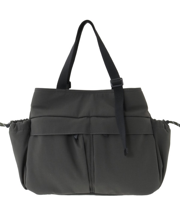 MULTI-POCKET NYLON TOTE BAG 詳細画像 グレー 1