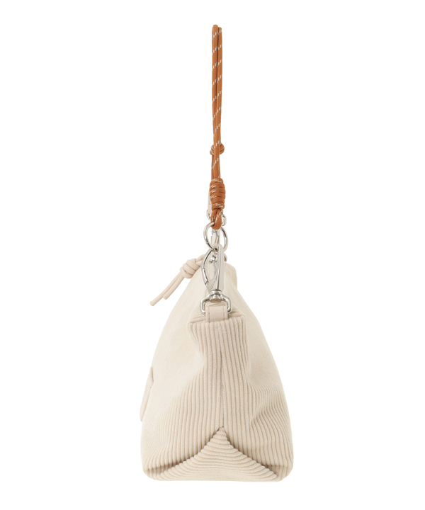 CORDUROY BRAIDED HANDLE SHOULDER BAG 詳細画像 2