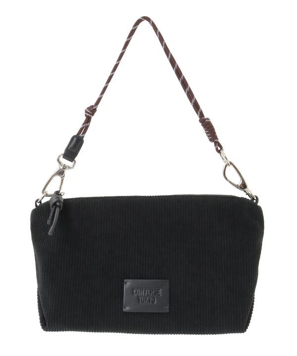 CORDUROY BRAIDED HANDLE SHOULDER BAG 詳細画像 ブラウン 1