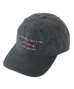 ワンウォッシュ刺繍キャップ