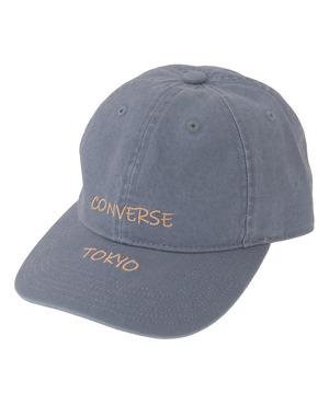 WASHED EMBROIDERED LOGO CAP