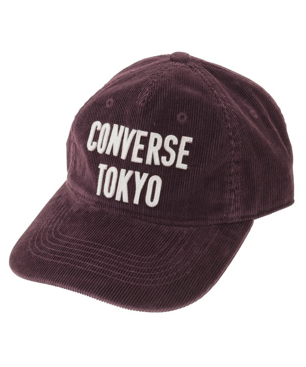 CORDUROY FELT PATCH LOGO CAP 詳細画像 ボルドー 1