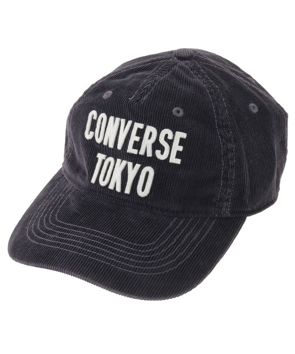 CORDUROY FELT PATCH LOGO CAP 詳細画像 ブラック 1