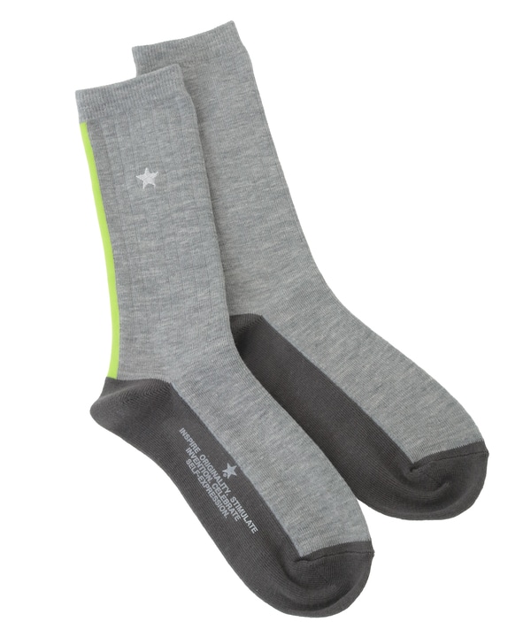 NEON LINE SOCKS 詳細画像 グレー 1
