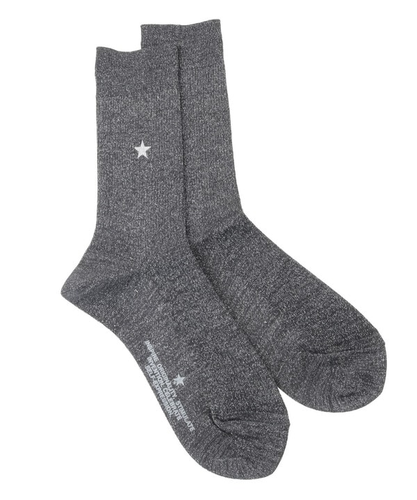 STAR★ GLITTER RIB SOX 詳細画像 ブラック 1