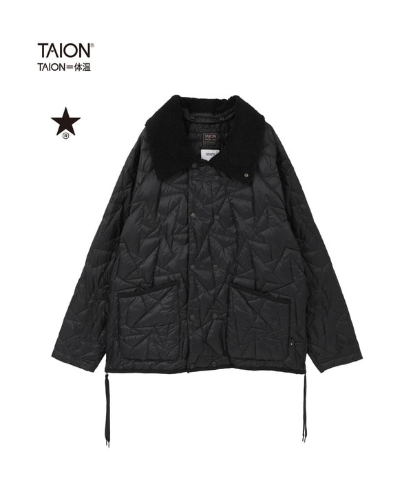 【TAION】MILITARY STAR★ BOA COLLAR DOWN BOULSON 詳細画像 ブラック 1