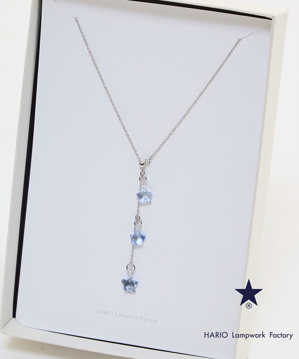 【★限定予約販売】〈HARIO Lampwork Factory〉スターネックレス（貸切公演 来場者様限定） 詳細画像 シルバー 1