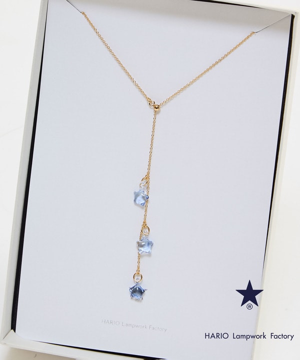 【★限定予約販売】〈HARIO Lampwork Factory〉スターネックレス（貸切公演 来場者様限定） 詳細画像 ゴールド 1