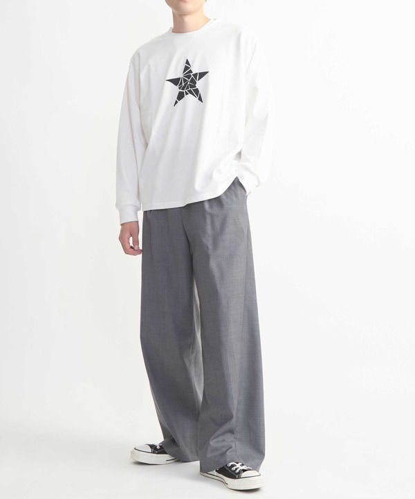 【KAKERA】KAKERA ONE STAR LONG SLEEVE TEE 詳細画像 4