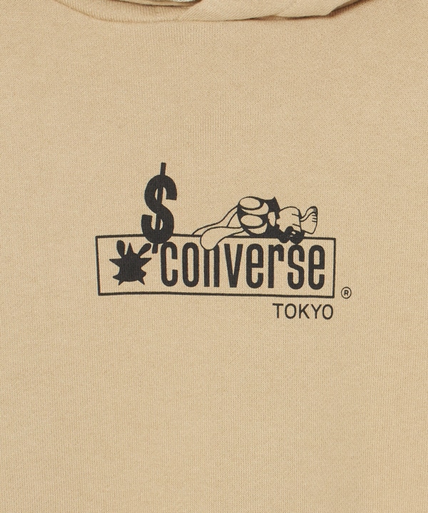 【CONVERSE TOKYO×SKOLOCT】BOXロゴパーカー(shibuya) 詳細画像 5