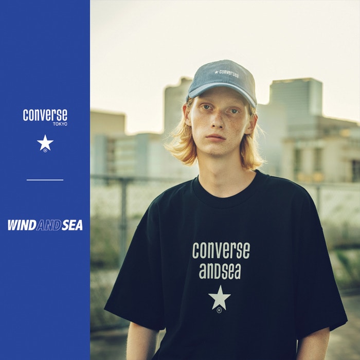 9/4 CONVERSE TOKYO ×WIND AND SEA　初コラボレーション発売