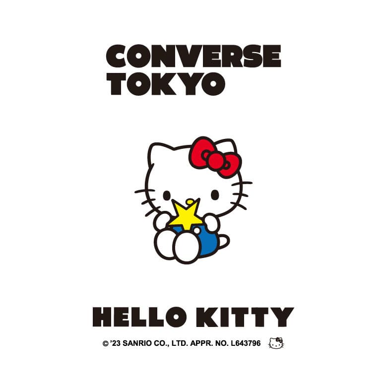 【CONVERSE TOKYO × HELLO KITTY】人気キャラクター『ハローキティ』とのコラボレーションアイテムを発売！