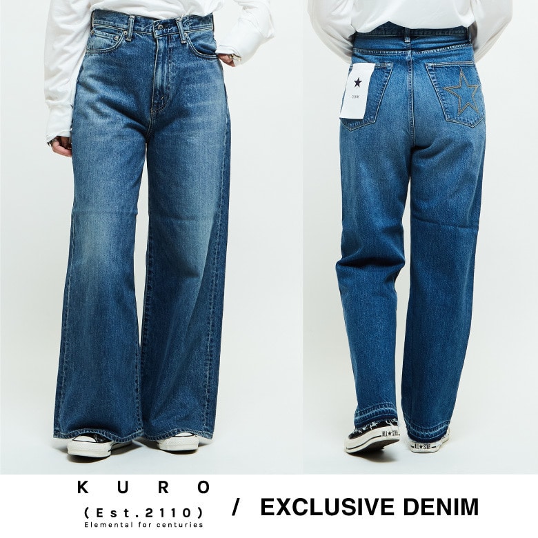 【KURO/クロ】EXCLUSIVE DENIM ★ SIZE GUIDE