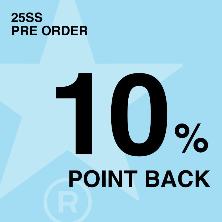 ★PRE ORDER 10％ POINTBACK★