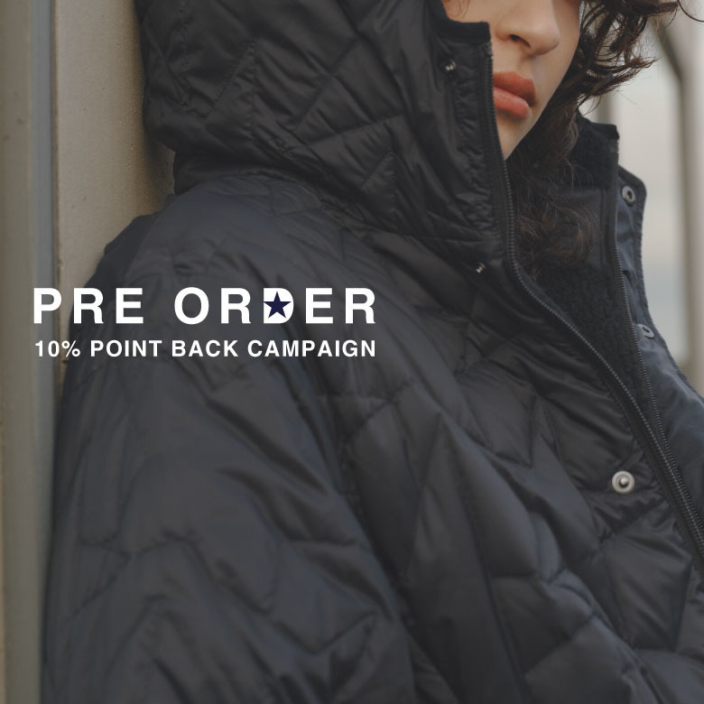 ★PRE ORDER 10％ POINTBACK★