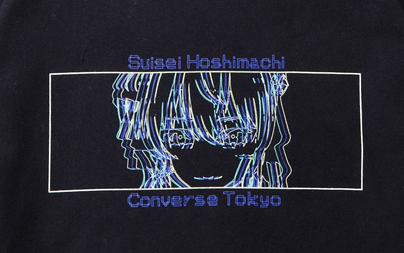 売り純正品 ホロライブ 星街すいせい converseコラボTシャツ - トップス