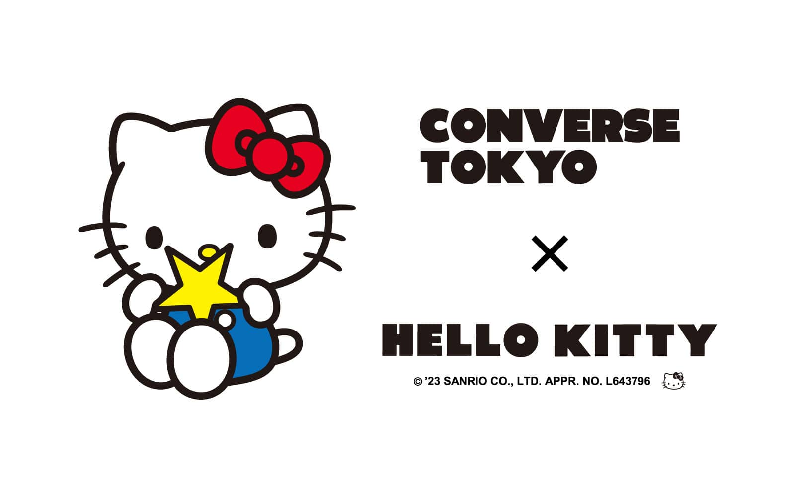 CONVERSE TOKYO × HELLO KITTY】人気キャラクター『ハローキティ