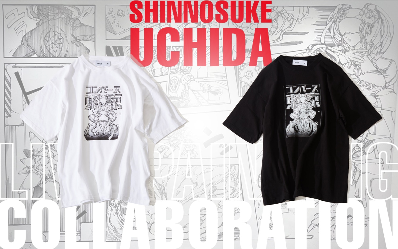 SHINNOSUKE UCHIDA/内田慎之介 】GRAPHIC PRINT TEE｜CONVERSE TOKYO 